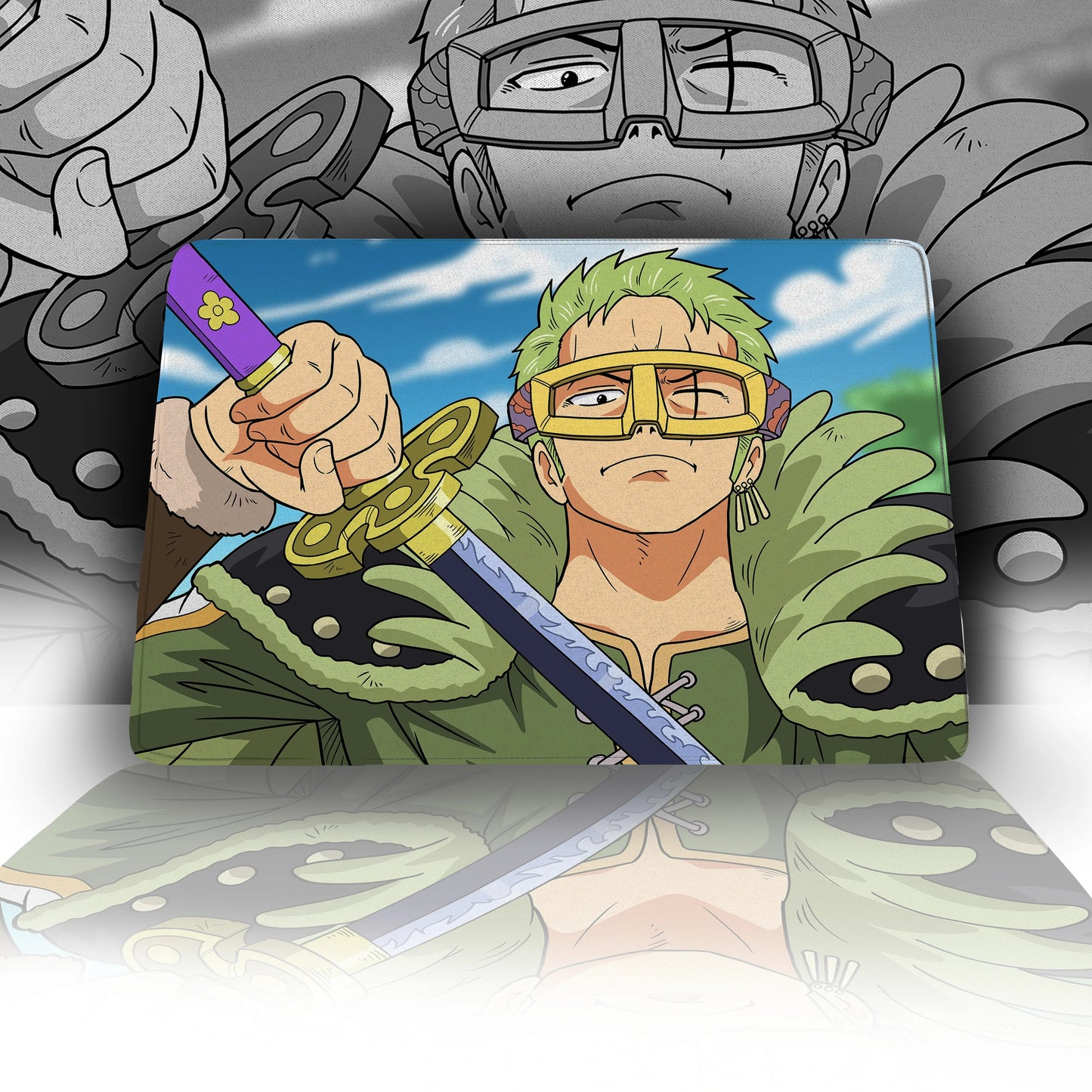 Roronoa Zoro Mouse Pad - One Piece - Custom Mouse Pad
