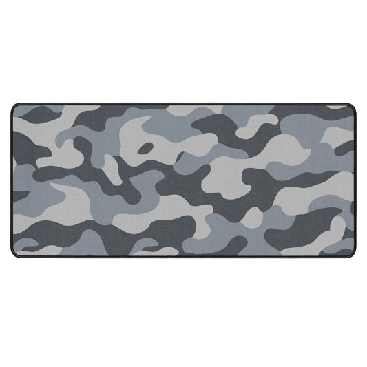 Snow Camouflage Mouse Pad and Desk Mat