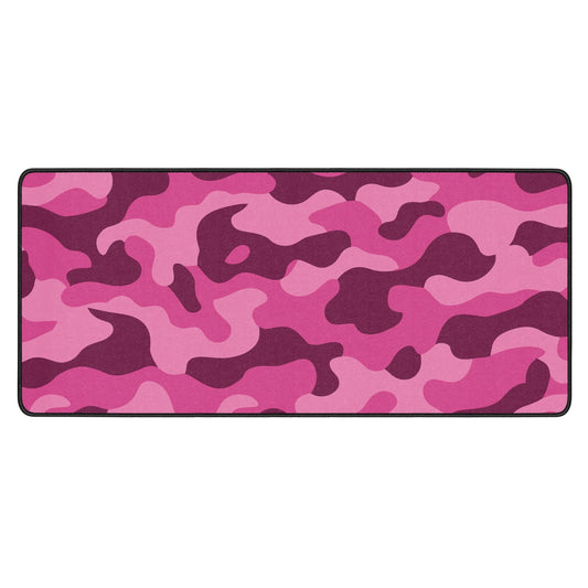 Pink Camouflage Mouse Pad and Desk Mat