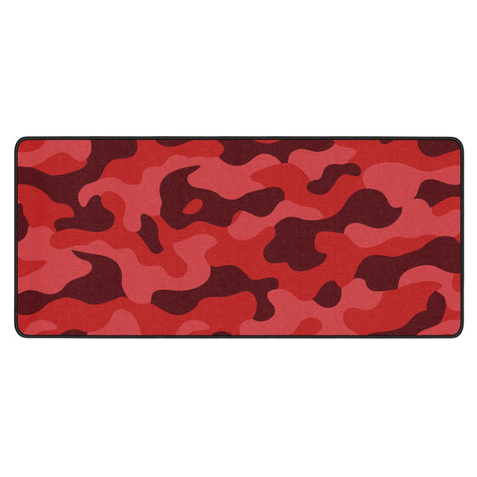Red Camouflage Mouse Pad and Desk Mat