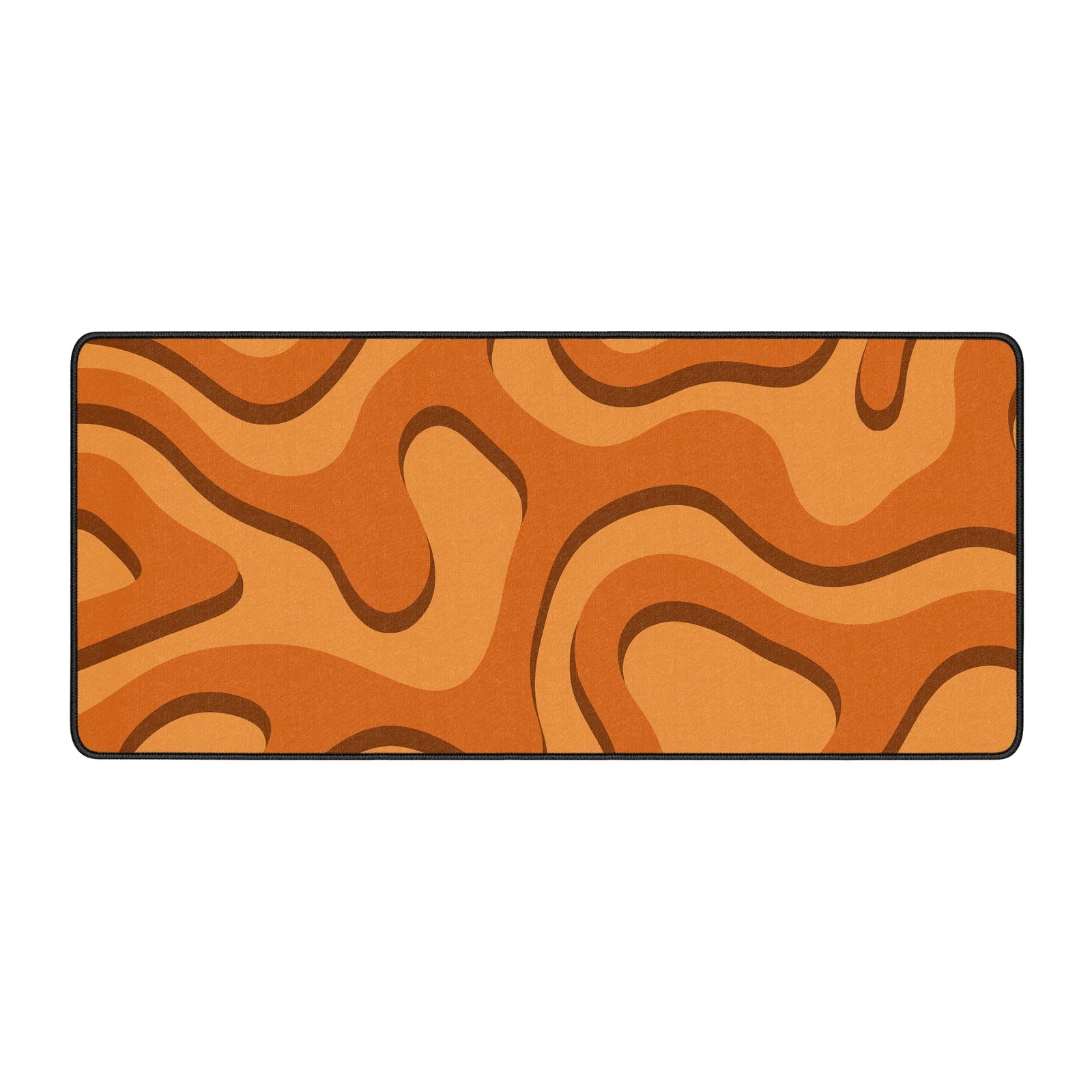 Liquid Orange Desk Mat