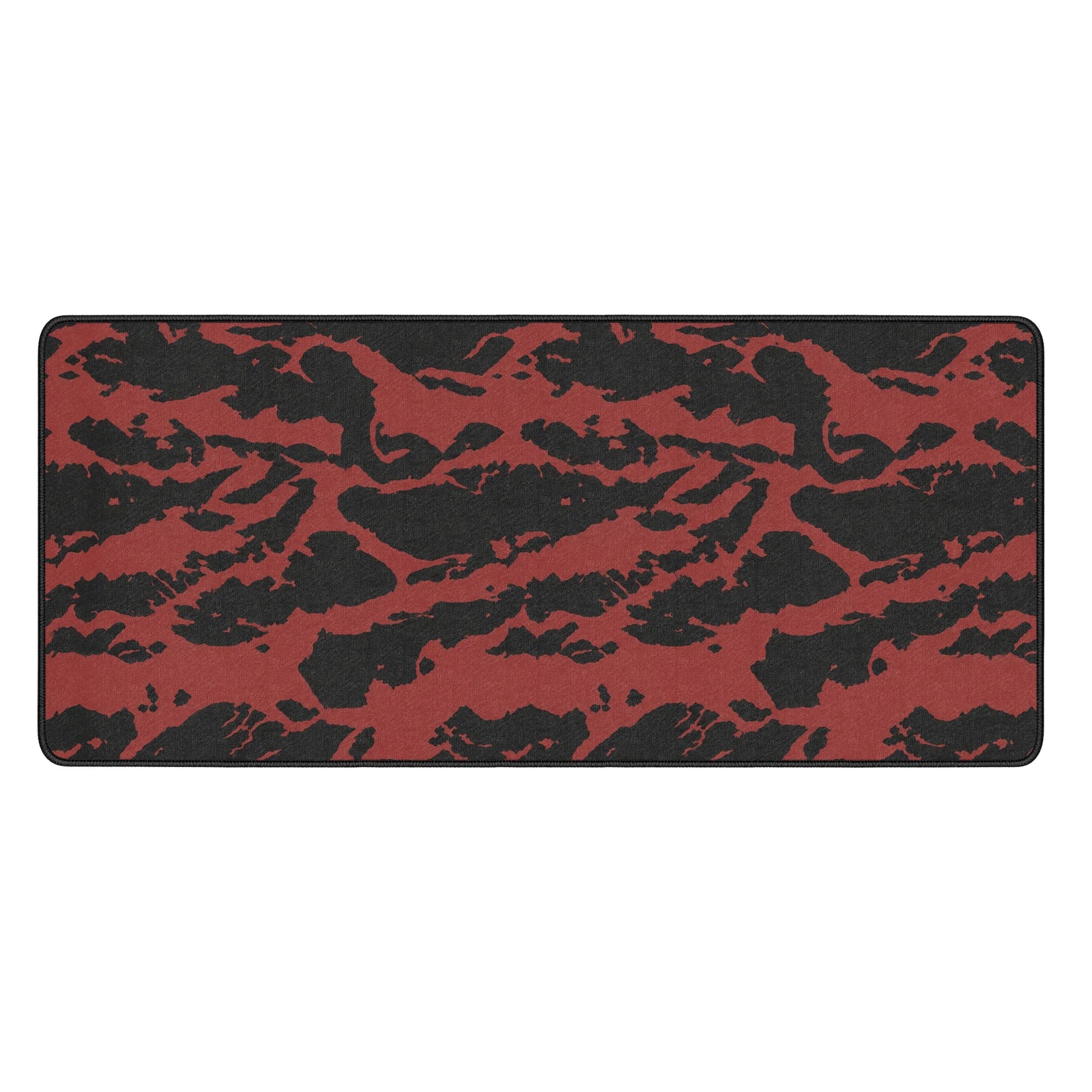 Red Tiger Camo Desk Mat