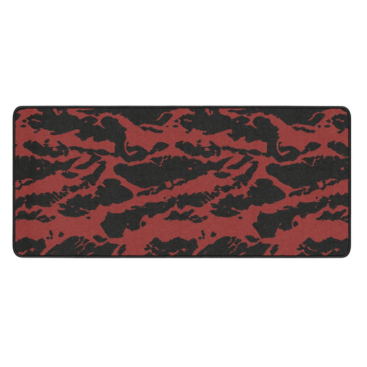 Red Tiger Camo Desk Mat