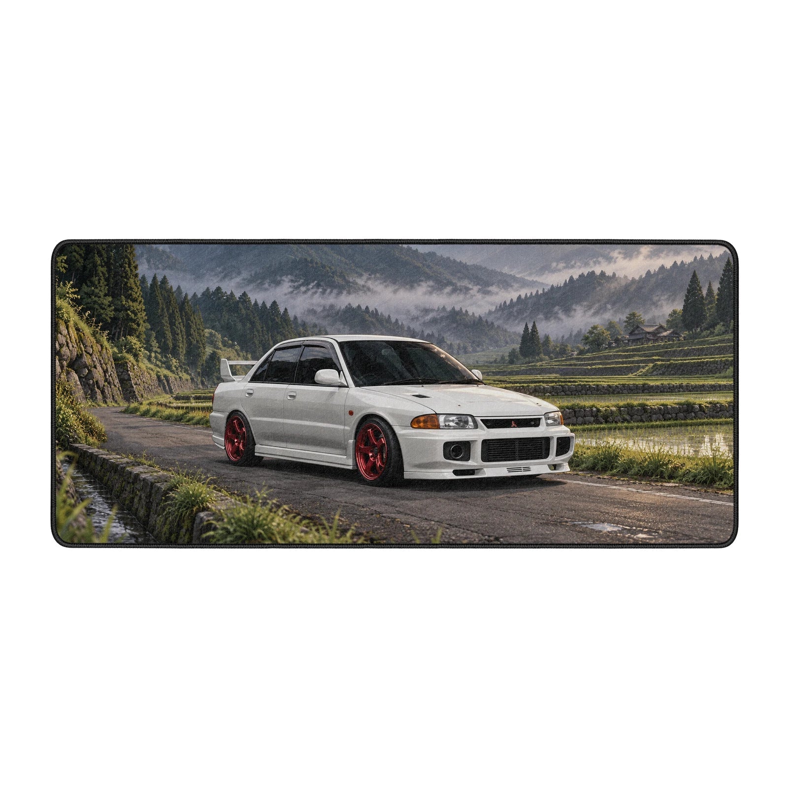 Anime Mitsubishi Evo 3 Desk Mat - Custom Mouse Pad