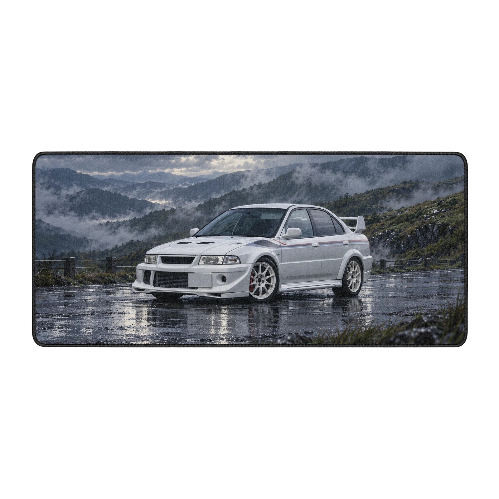Anime Mitsubishi Evo 6 Desk Mat - Custom Mouse Pad