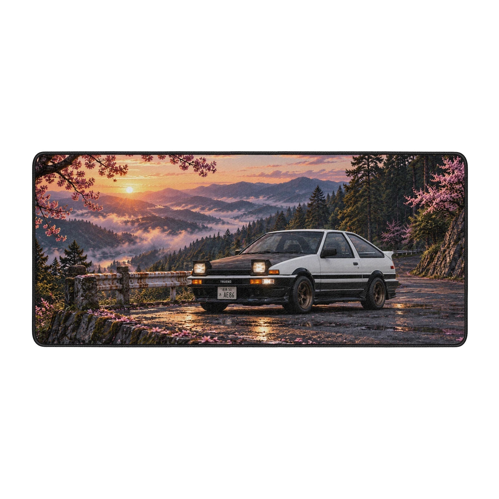 Anime Toyota Trueno AE86 Desk Mat - Custom Mouse Pad