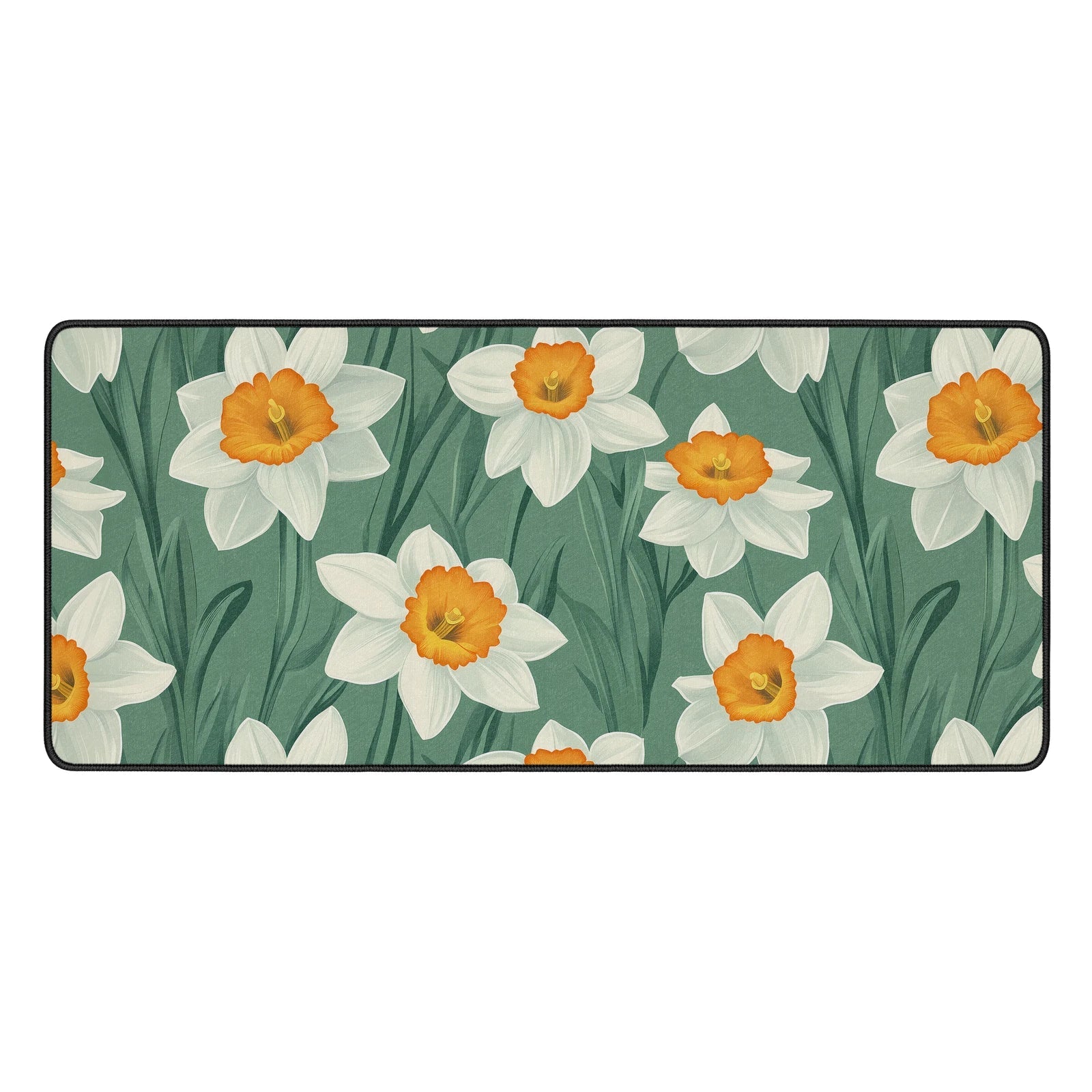 Daffodil Flower Desk Mat - Custom Mouse Pad