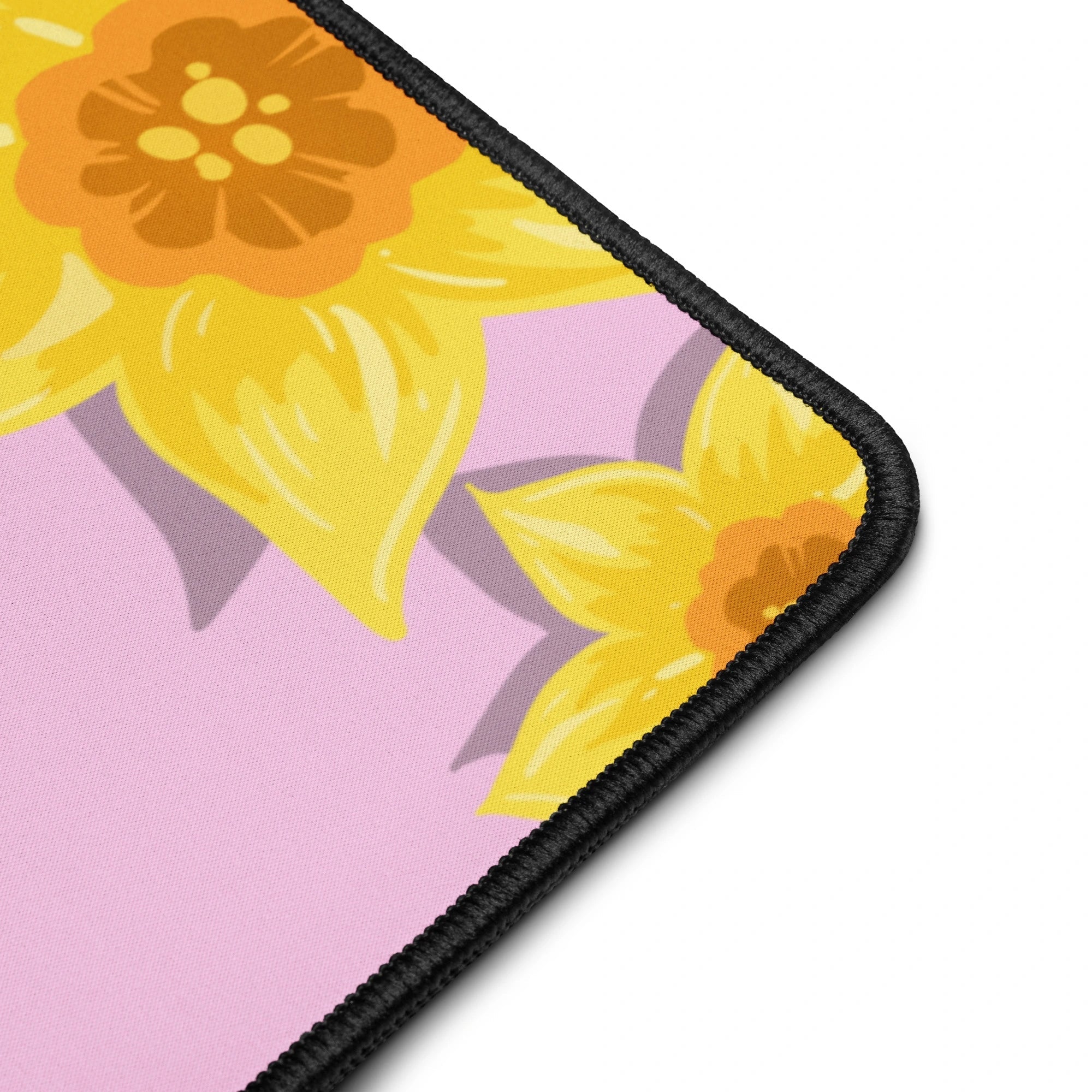 Daffodil Flower Desk Mat - Custom Mouse Pad