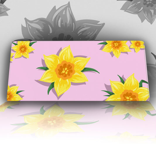 Daffodil Flower Desk Mat - Custom Mouse Pad