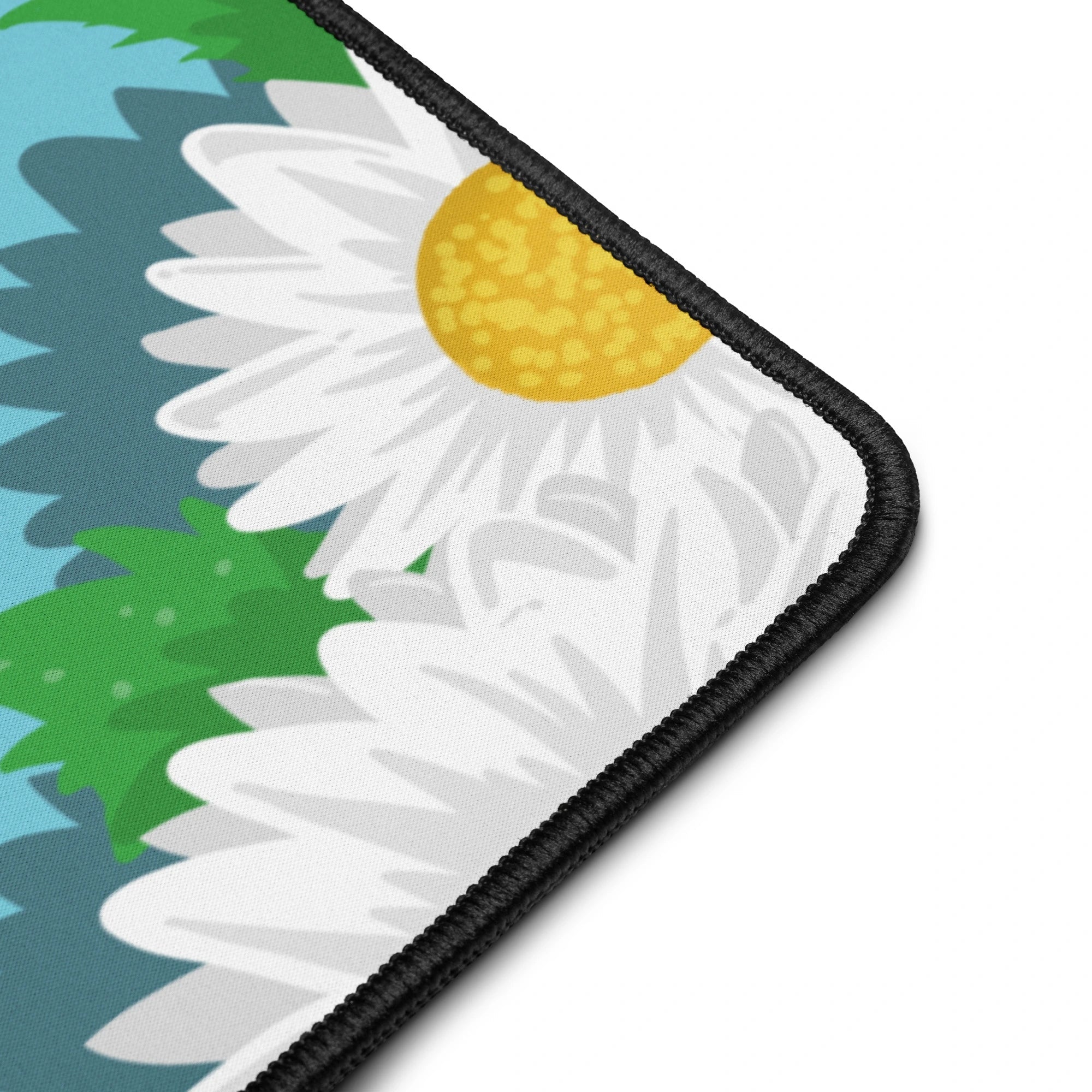 Daisy Flower Desk Mat - Custom Mouse Pad
