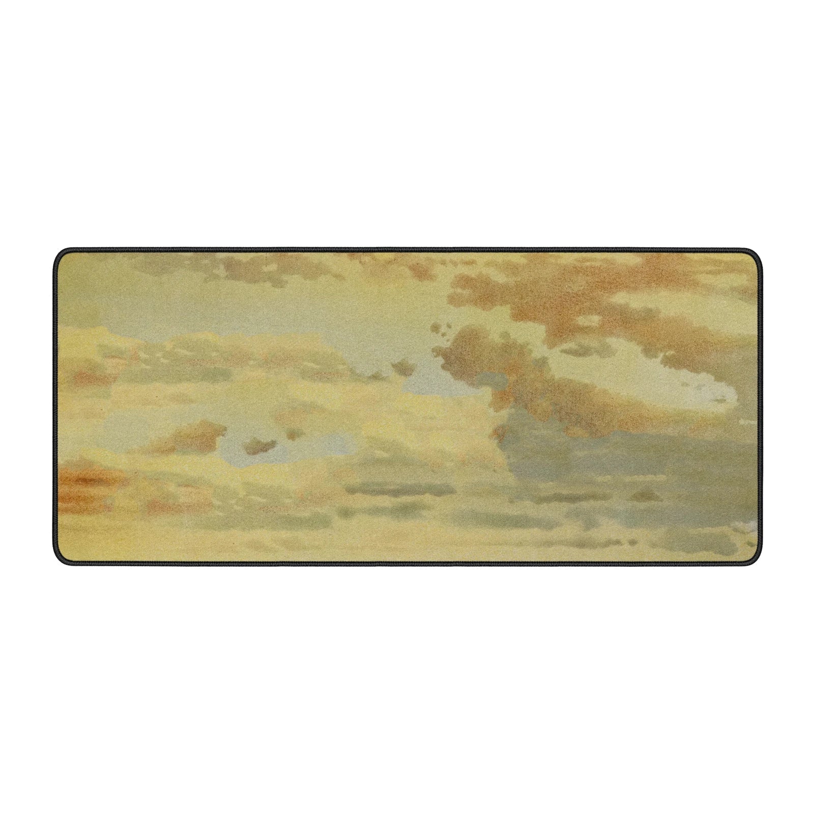 Golden Clouds Mouse Pad and Desk Mat - Custom Mouse Pad