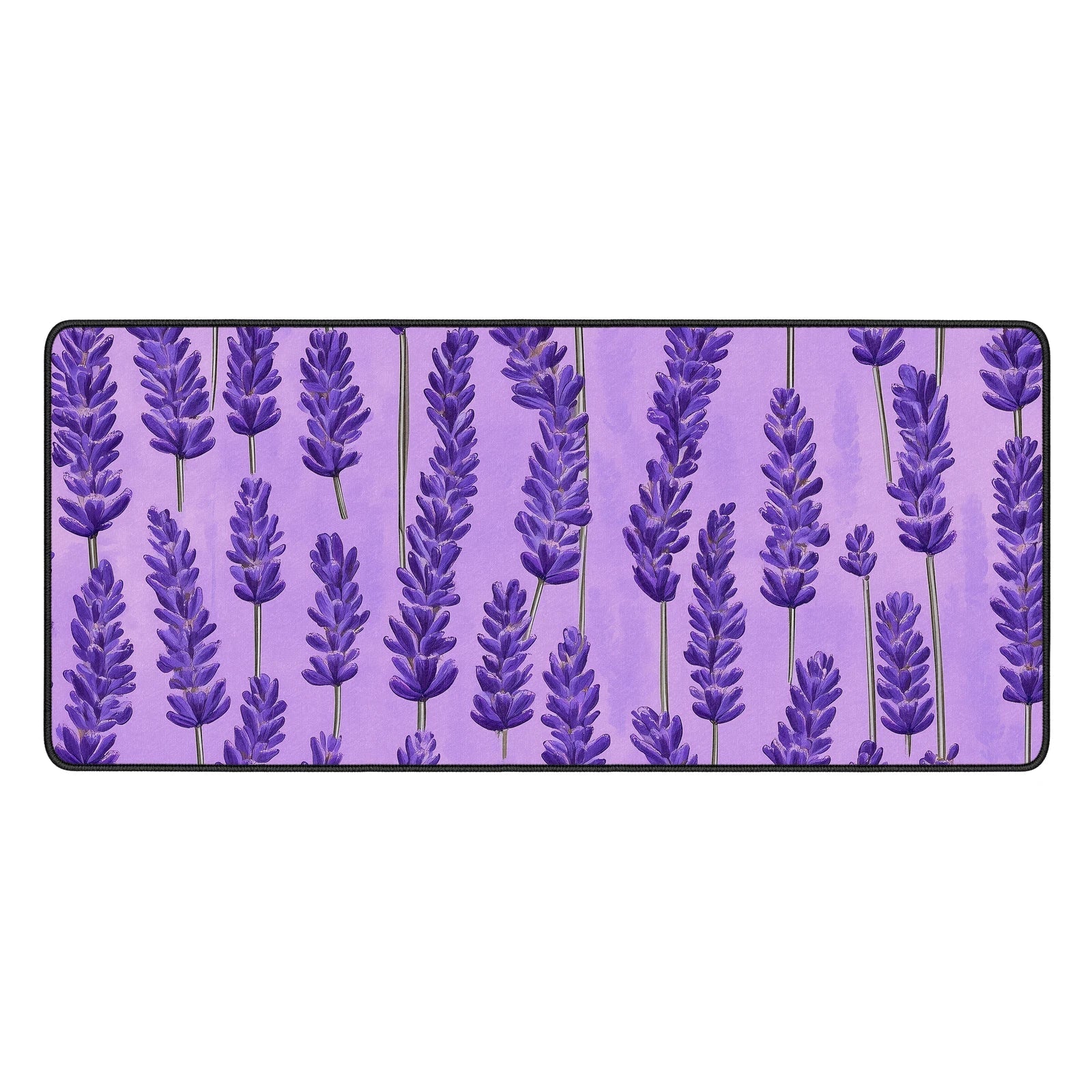 Lavender Flower Desk Mat - Custom Mouse Pad