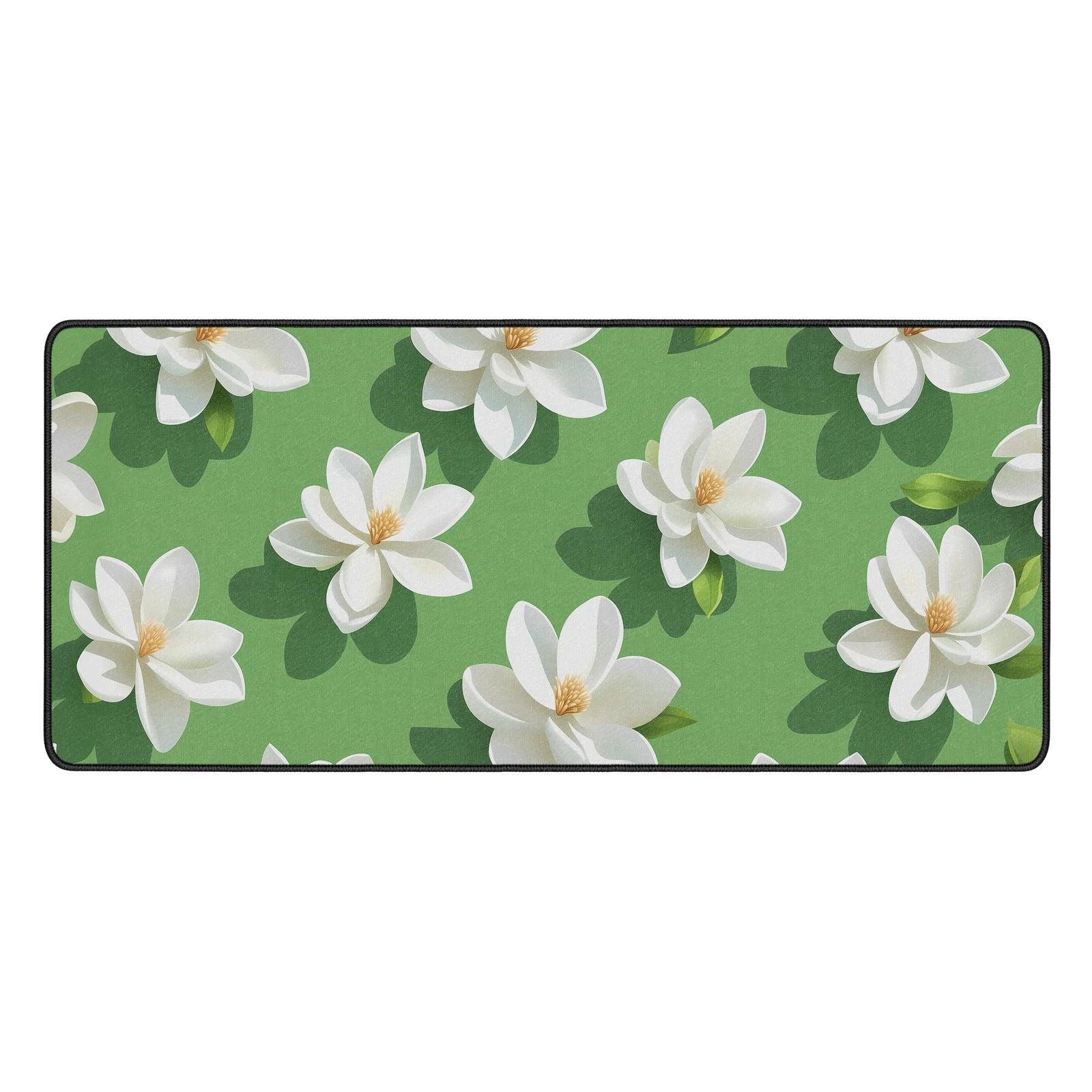 Magnolia Flower Desk Mat - Custom Mouse Pad