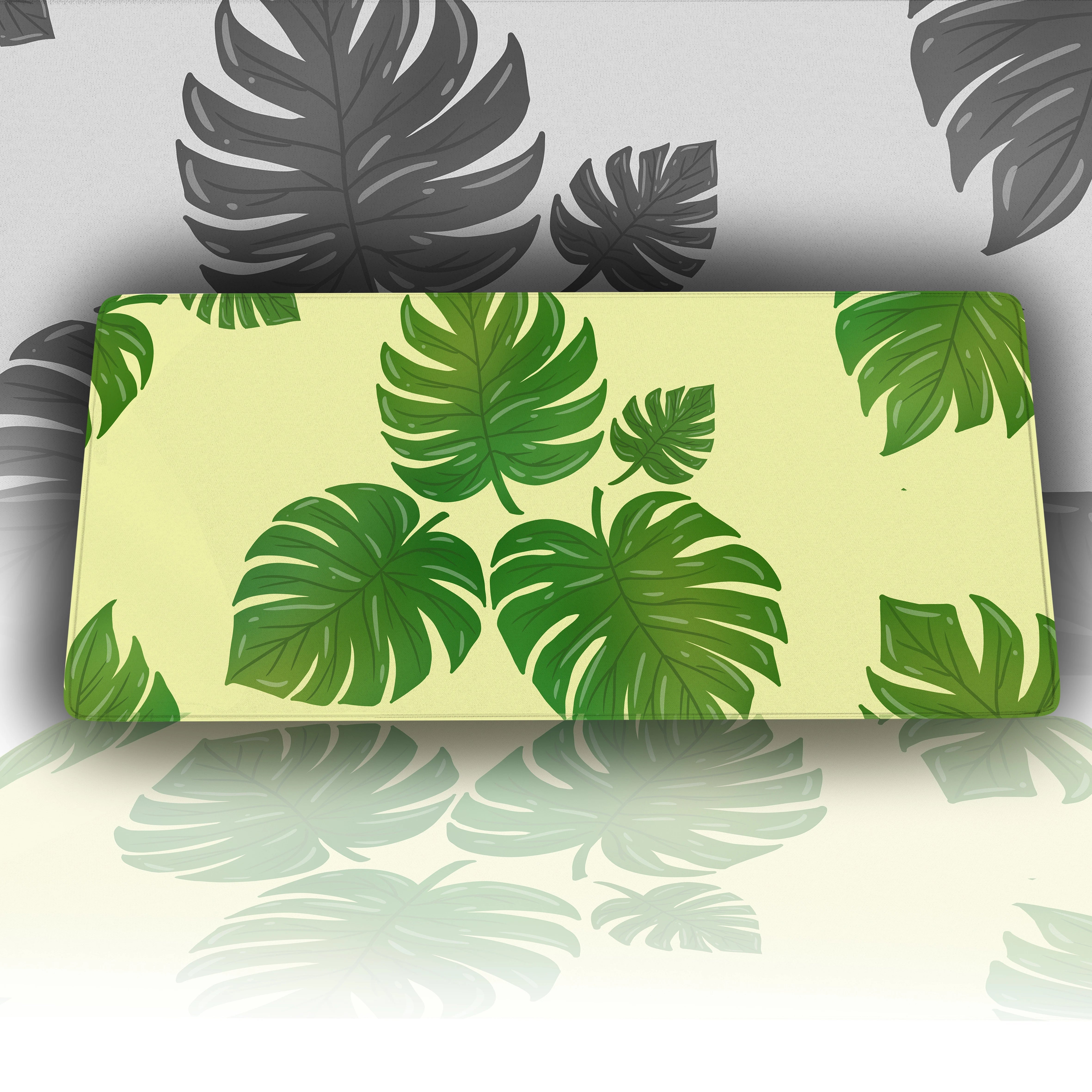 Monstera Plant Desk Mat - Custom Mouse Pad