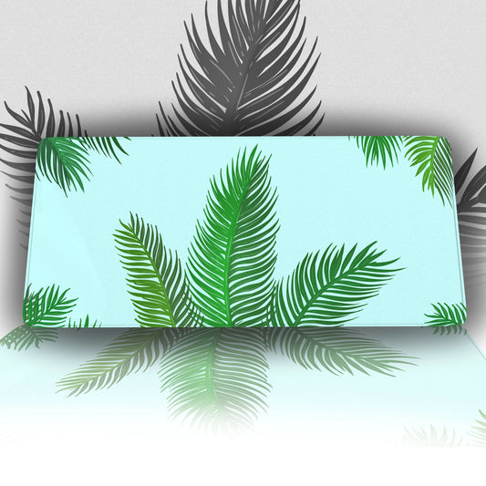 Palm Leaf Desk Mat - Custom Mouse Pad