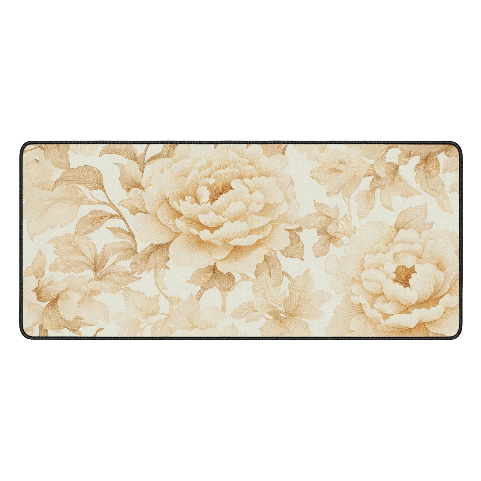 Peony Flower Desk Mat - Custom Mouse Pad