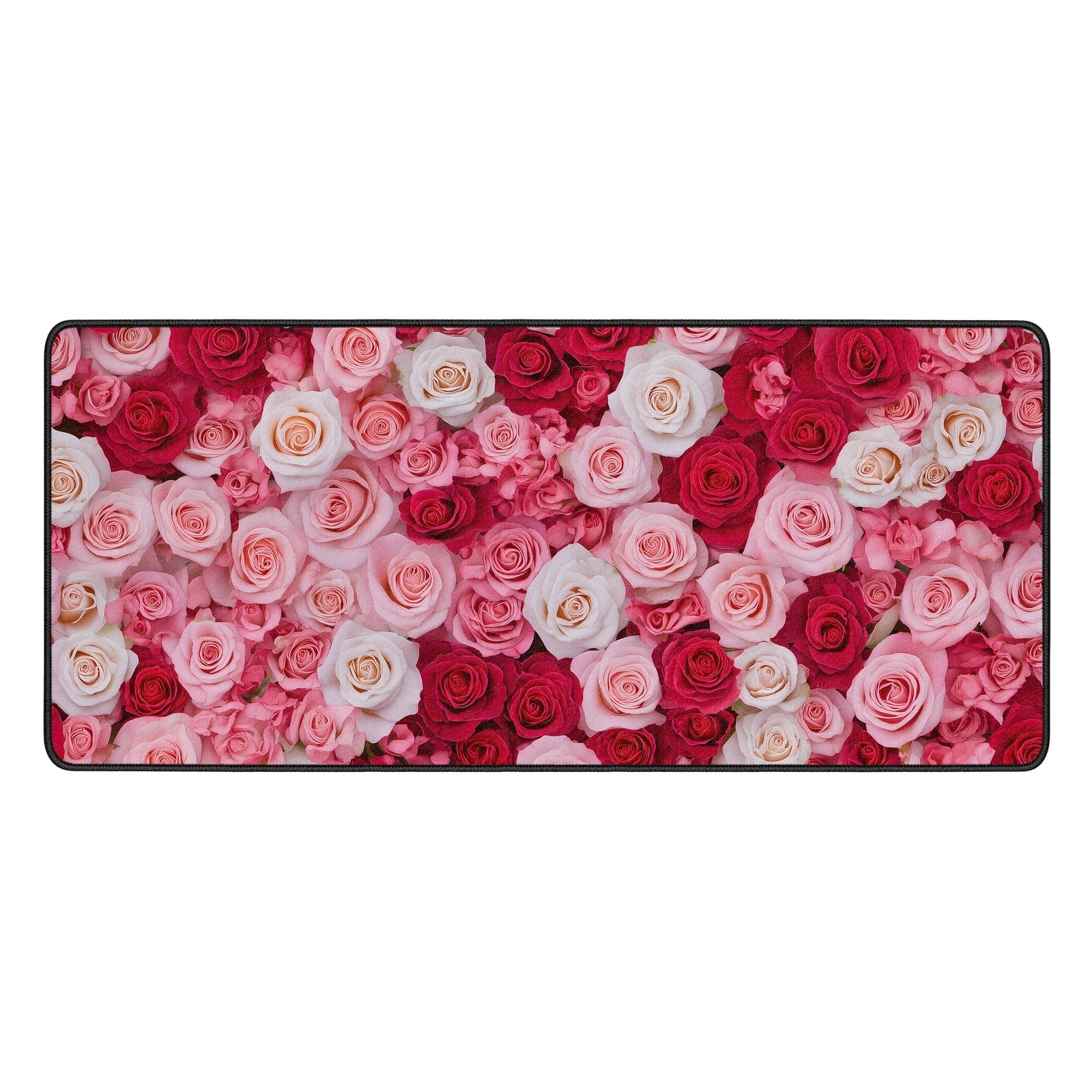 Rose Flower Desk Mat - Custom Mouse Pad