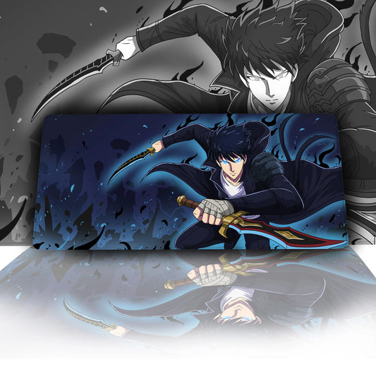 Sung Jin - woo Mouse Pad - Solo Leveling - Custom Mouse Pad