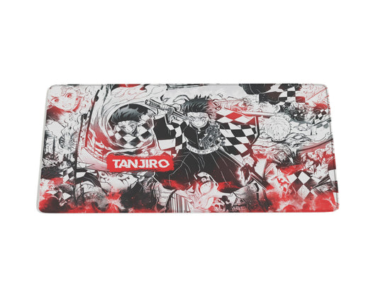 Demon Slayer - Tanjiro Red Storm Mouse Pad - CustomMousePad.com.au | #1 Custom Mouse Pad Brand